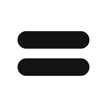 Equal vector iconのイラスト素材