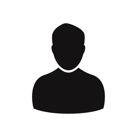 Male user vector iconのイラスト素材