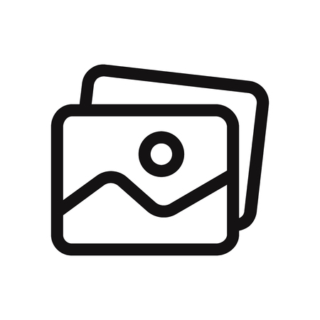 Gallery vector iconのイラスト素材