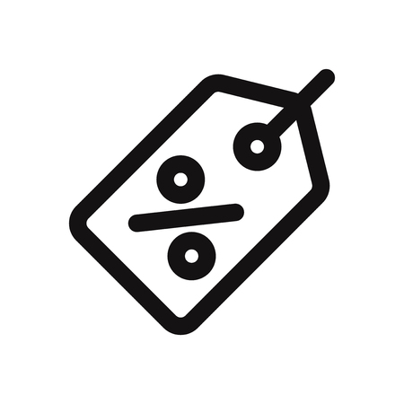 Discount tag vector iconのイラスト素材