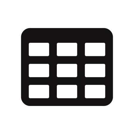 Table grid vector iconのイラスト素材