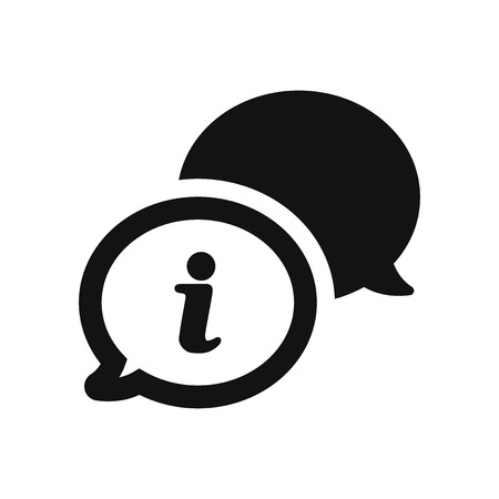 Conversation speech bubbles vector iconのイラスト素材