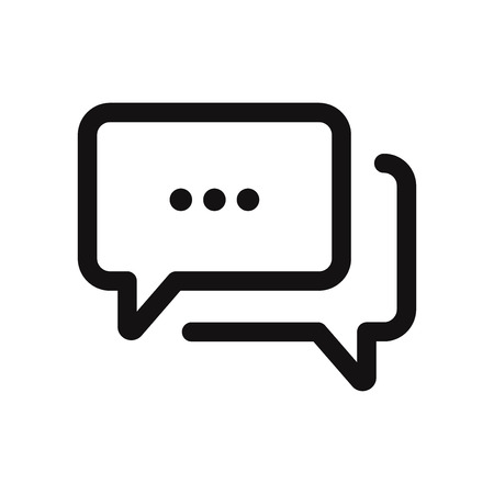 Speech bubble icon vectorのイラスト素材