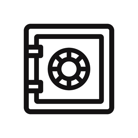 Safebox icon vectorのイラスト素材