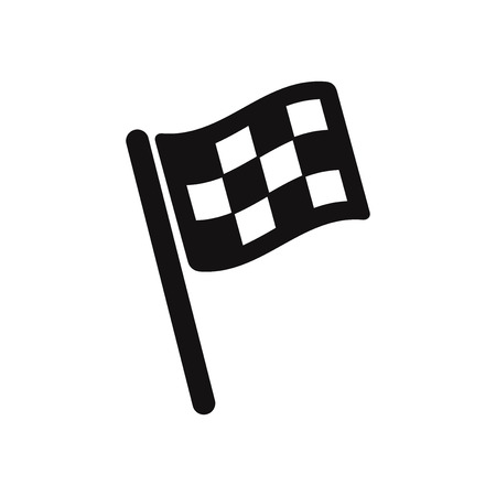 Racing flag icon vectorのイラスト素材