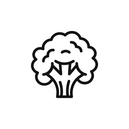 Broccoli vector iconのイラスト素材