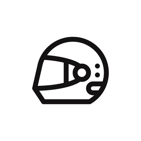 Racing helmet vector iconのイラスト素材