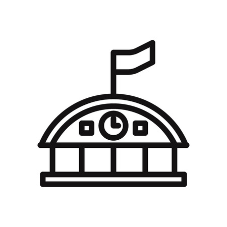 Train station vector iconのイラスト素材