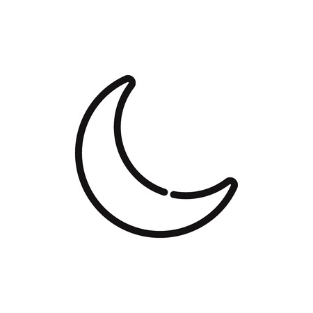 Moon vector iconのイラスト素材