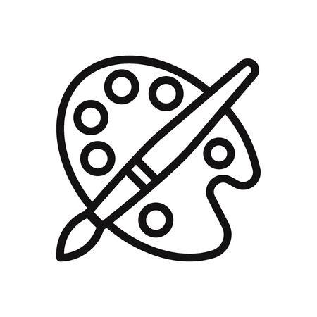 Palette vector iconのイラスト素材