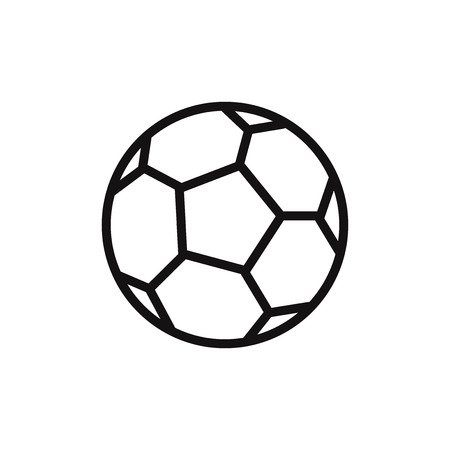 Soccer ball vector iconのイラスト素材