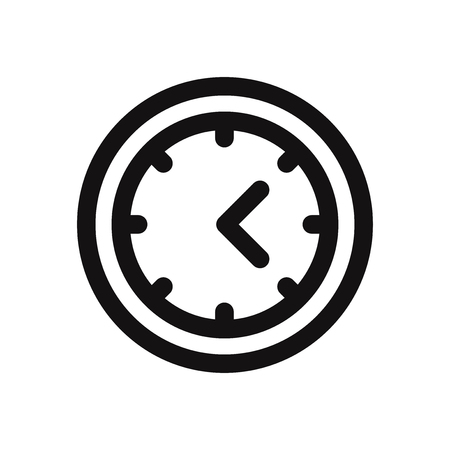 Wall clock vector iconのイラスト素材