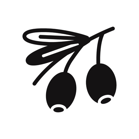 Olive vector iconのイラスト素材