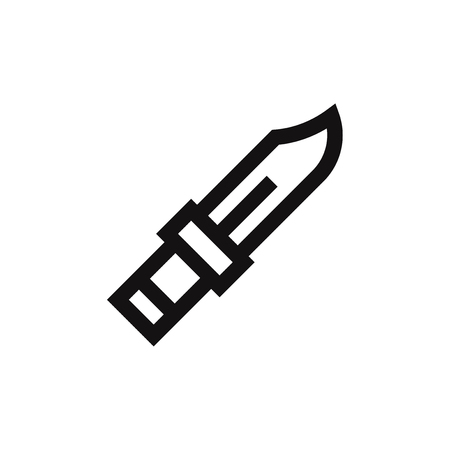 Knife vector iconのイラスト素材