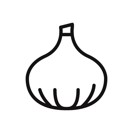 Garlic vector iconのイラスト素材