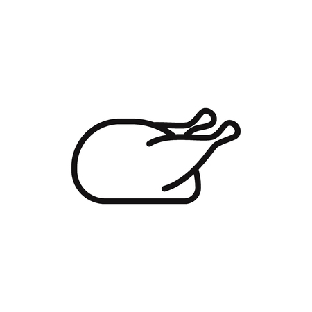 Chicken vector iconのイラスト素材