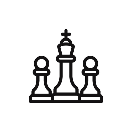Chess vector iconのイラスト素材