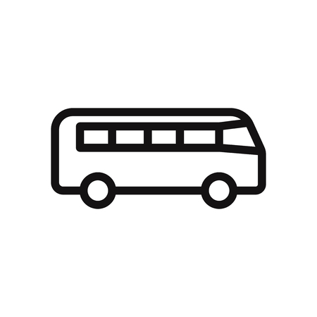 Bus vector icon. Auto bus,transport symbol.のイラスト素材