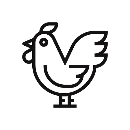 Cock vector iconのイラスト素材