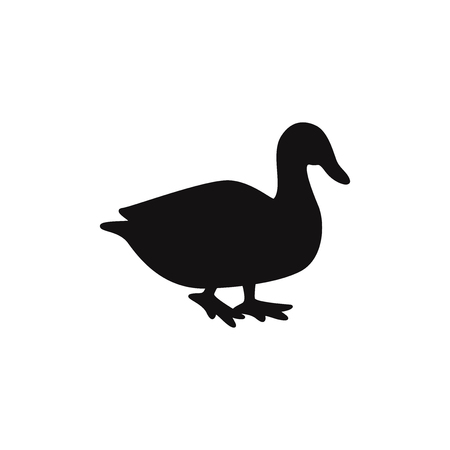 Duck vector iconのイラスト素材