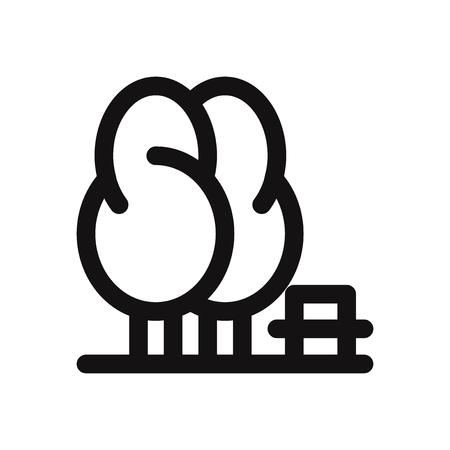 Tree vector iconのイラスト素材