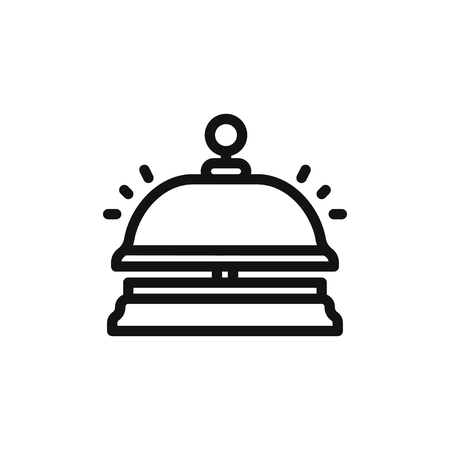 Service bell vector iconのイラスト素材