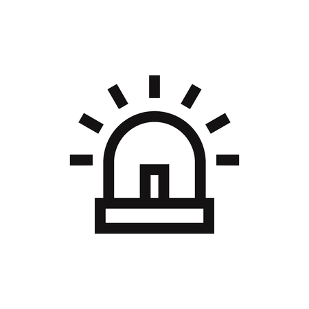 Siren vector iconのイラスト素材