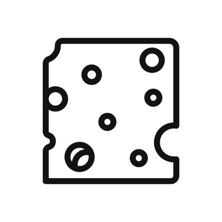 Cheese vector iconのイラスト素材