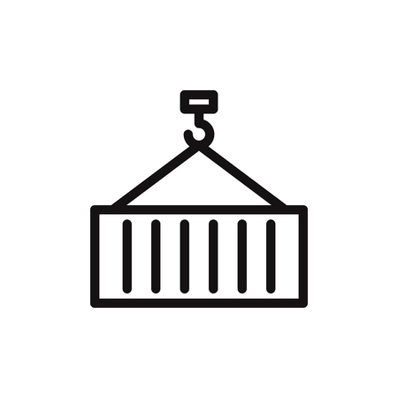 Container vector iconのイラスト素材