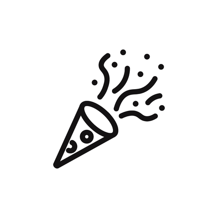 Confetti vector iconのイラスト素材