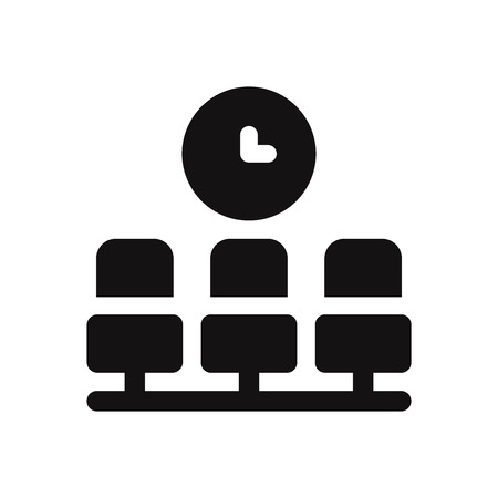 Waiting room vector iconのイラスト素材