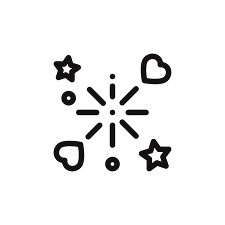 Fireworks vector iconのイラスト素材
