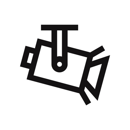 Spotlight vector iconのイラスト素材