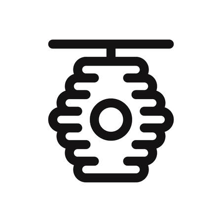 Beehive vector iconのイラスト素材