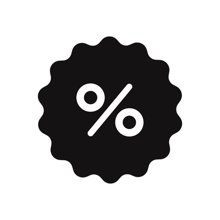 Percentage vector iconのイラスト素材