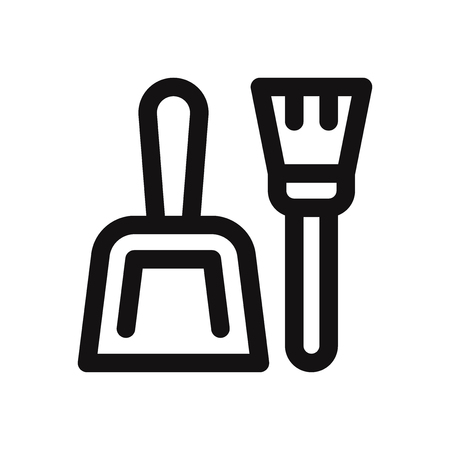 Dustpan vector iconのイラスト素材