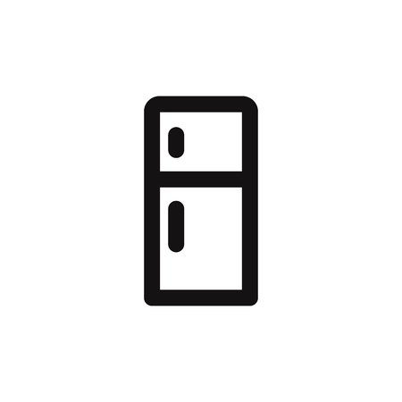 Refrigerator vector iconのイラスト素材