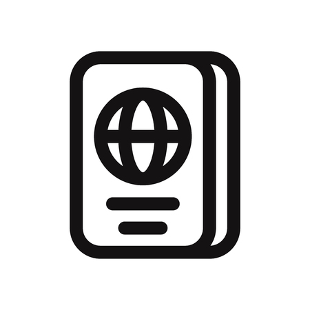 Passport vector iconのイラスト素材