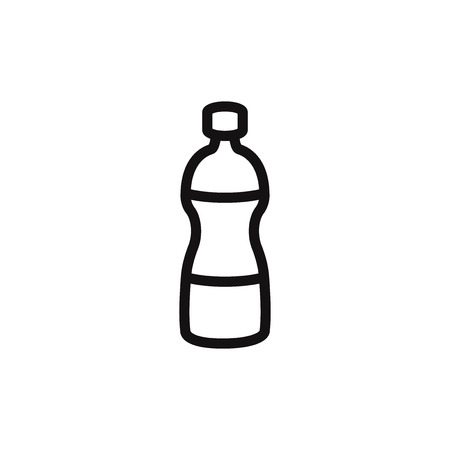 Water bottle vector iconのイラスト素材