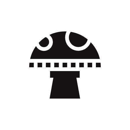 Mushroom vector iconのイラスト素材