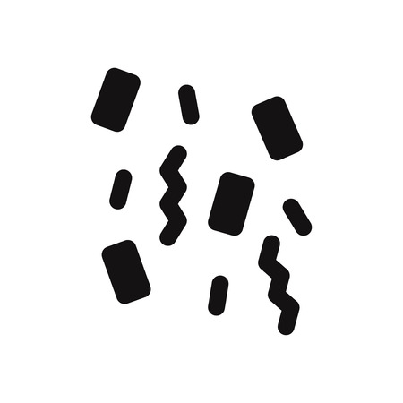 Confetti vector iconのイラスト素材