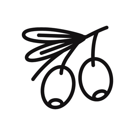 Olive vector iconのイラスト素材