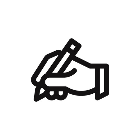 Writing vector iconのイラスト素材