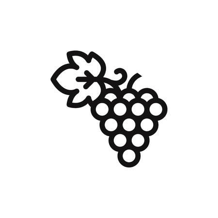 Grapes vector iconのイラスト素材
