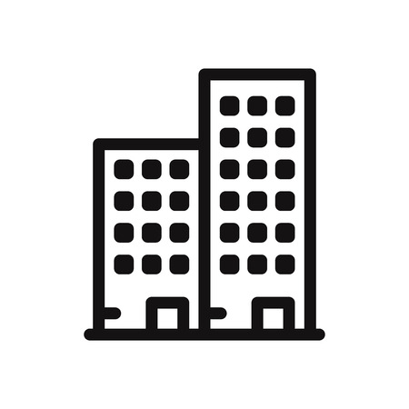 Apartment vector iconのイラスト素材