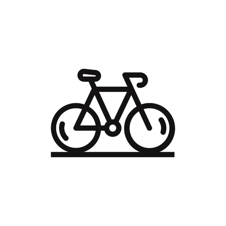 Bicycle vector iconのイラスト素材
