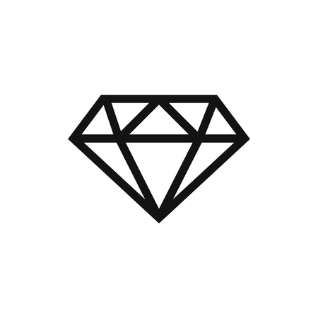 Diamond vector iconのイラスト素材