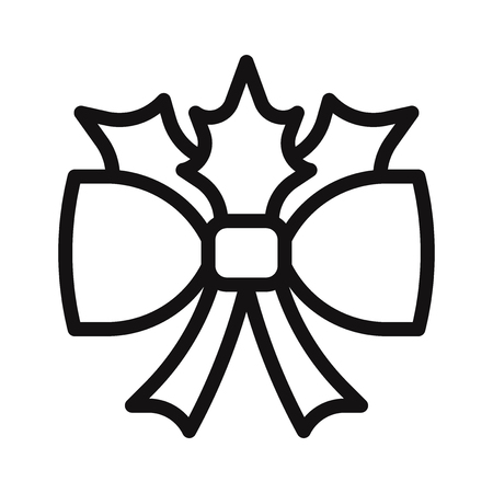 Bow ribbon icon vectorのイラスト素材