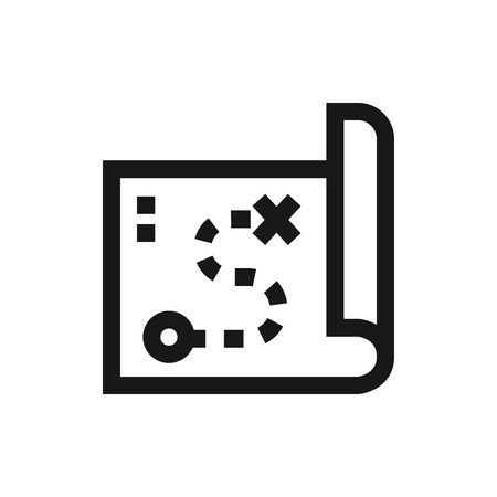 Map icon vectorのイラスト素材