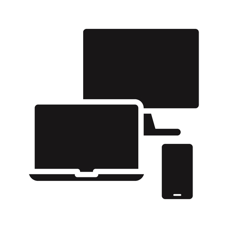 Responsive icon vectorのイラスト素材